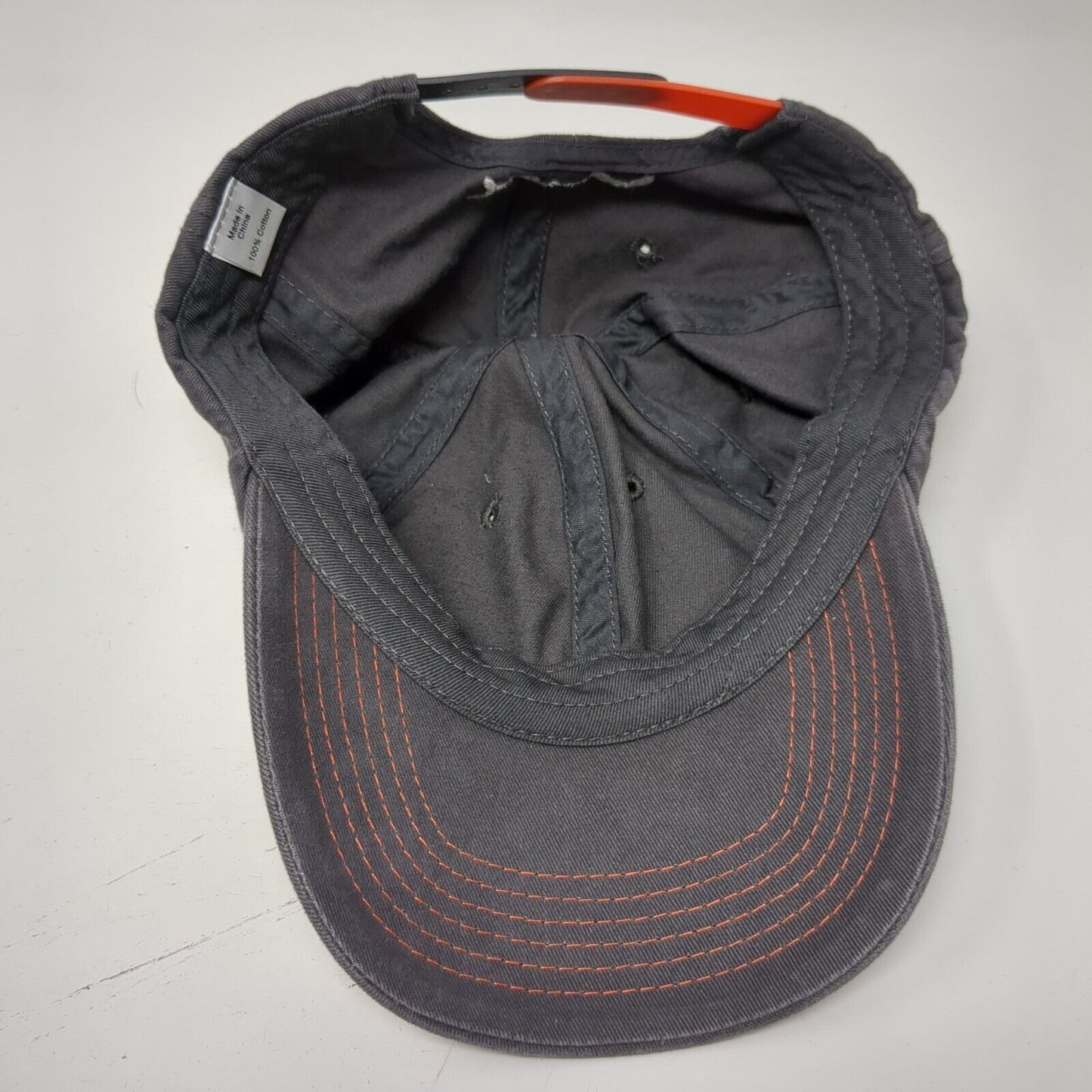 Orange Theory Snapback Hat Gray One Size Adjustable Embroidered Cotton