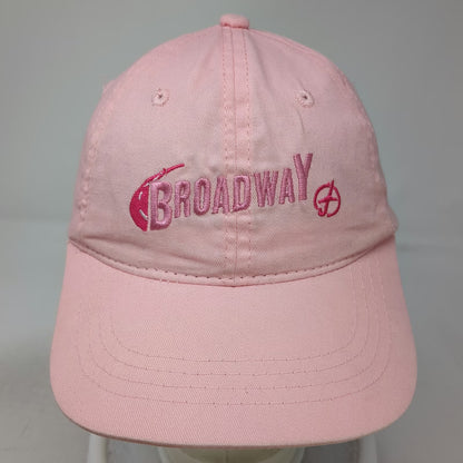 Headliner Broadway Baseball Cap Pink One Size Breast Cancer Awareness Ribbon Hat