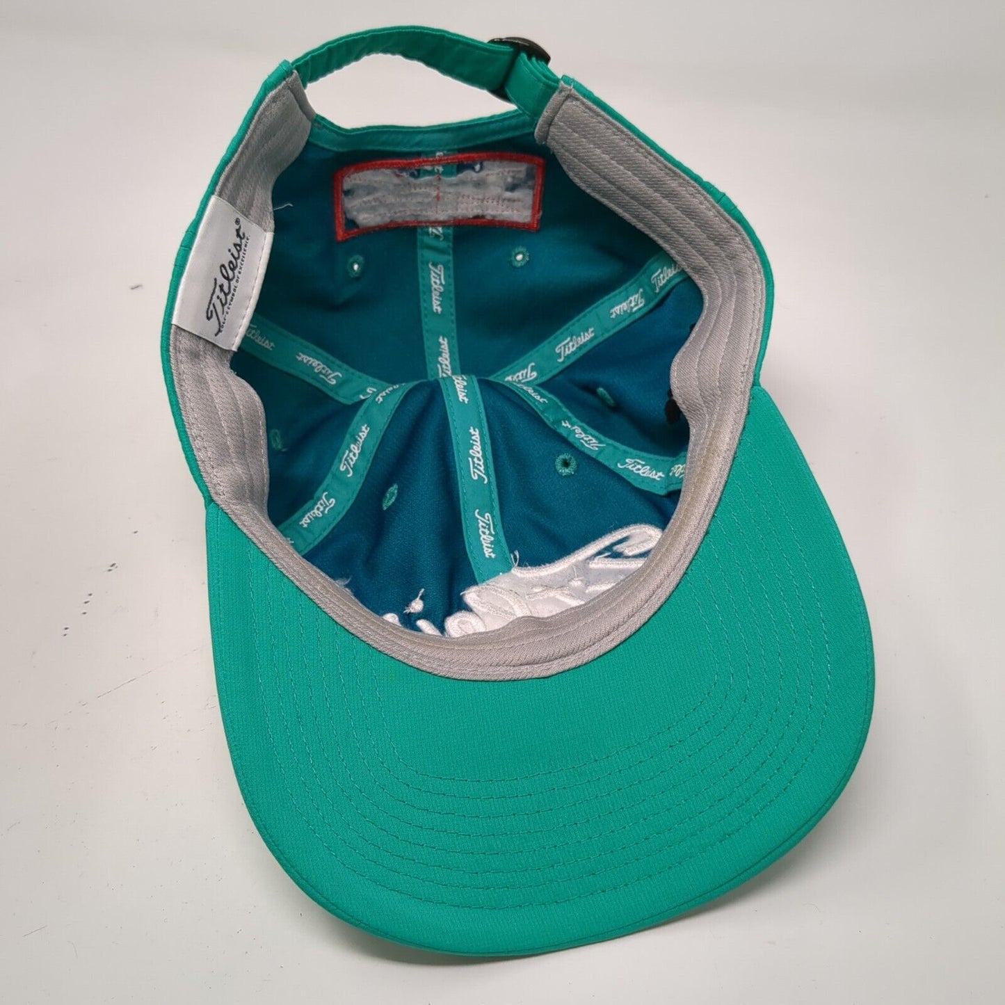 Titleist Slideback Hat Green One Size Adjustable Embroidered 6 Panel