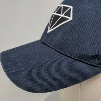 Diamond Ocho Medio Slideback Hat Blue One Size Adjustable Embroidered Cotton