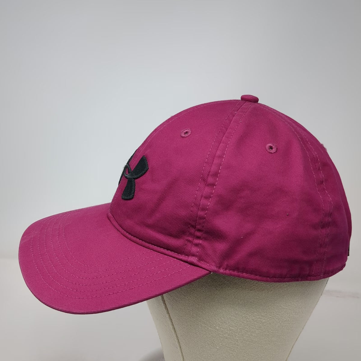 Under Armour Baseball Cap Pink One Size UA Golf Embroidered Adjustable Hat