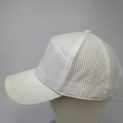 TaylorMade Baseball Cap White One Size M Logo Perforated Performance Golf Hat