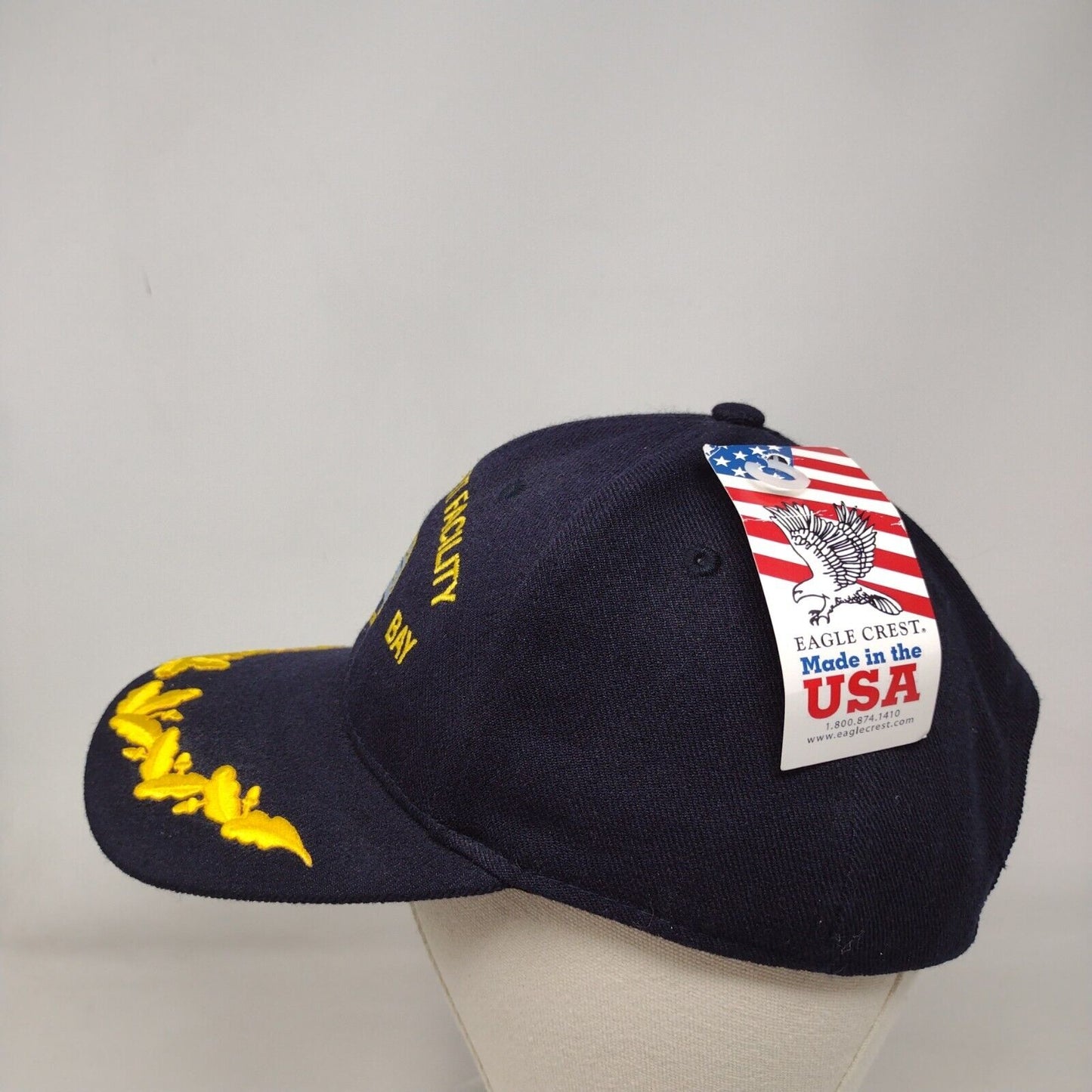 Trident Reef Facility Kings Bay Strapback Hat Blue Embroidered Scrambled Eggs