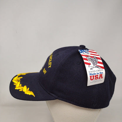 Trident Reef Facility Kings Bay Strapback Hat Blue Embroidered Scrambled Eggs