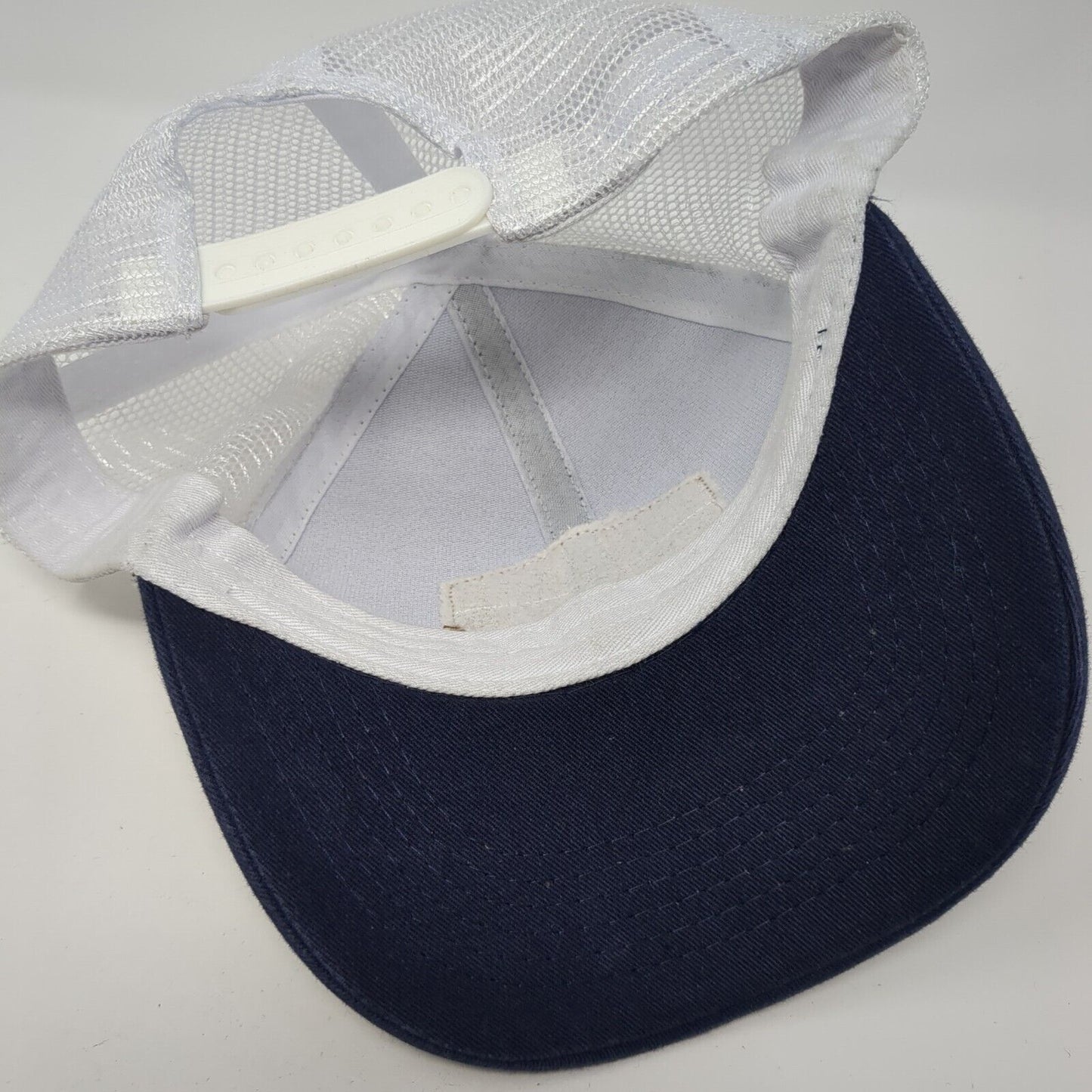 1939-2019 Eighty Years Snapback Trucker Hat Blue One Size Adjustable Mesh Back