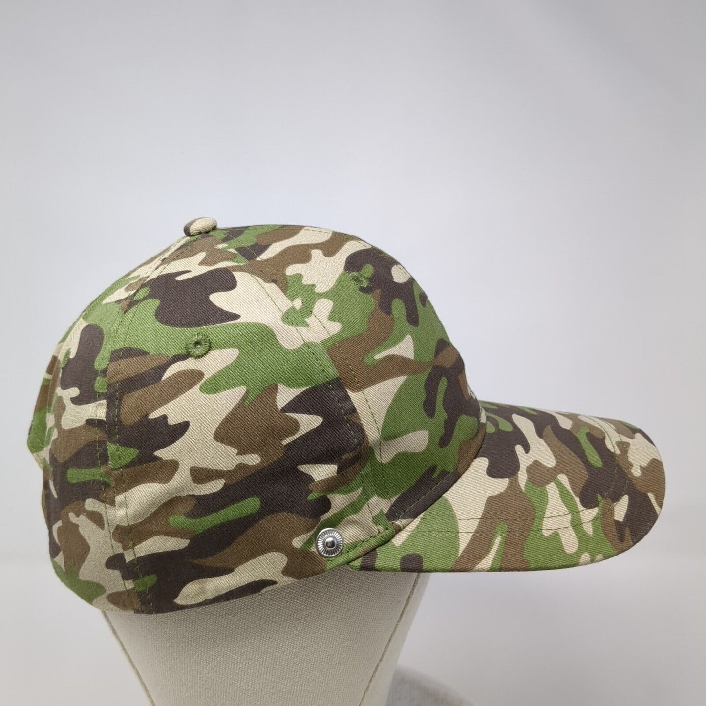 Unbranded Slideback Hat Camouflage One Size Adjustable Blank 6 Panel