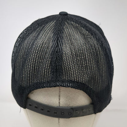 BMW Trucker Hat Black Vintage Mesh Back Foam Front Snapback Embroidered Logo