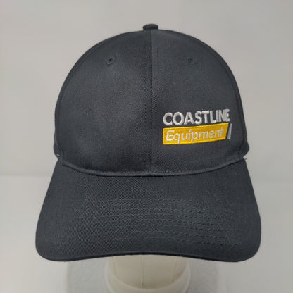 Coastline Equipment Snapback Hat Black M/L Adjustable 6 Panel Richardson