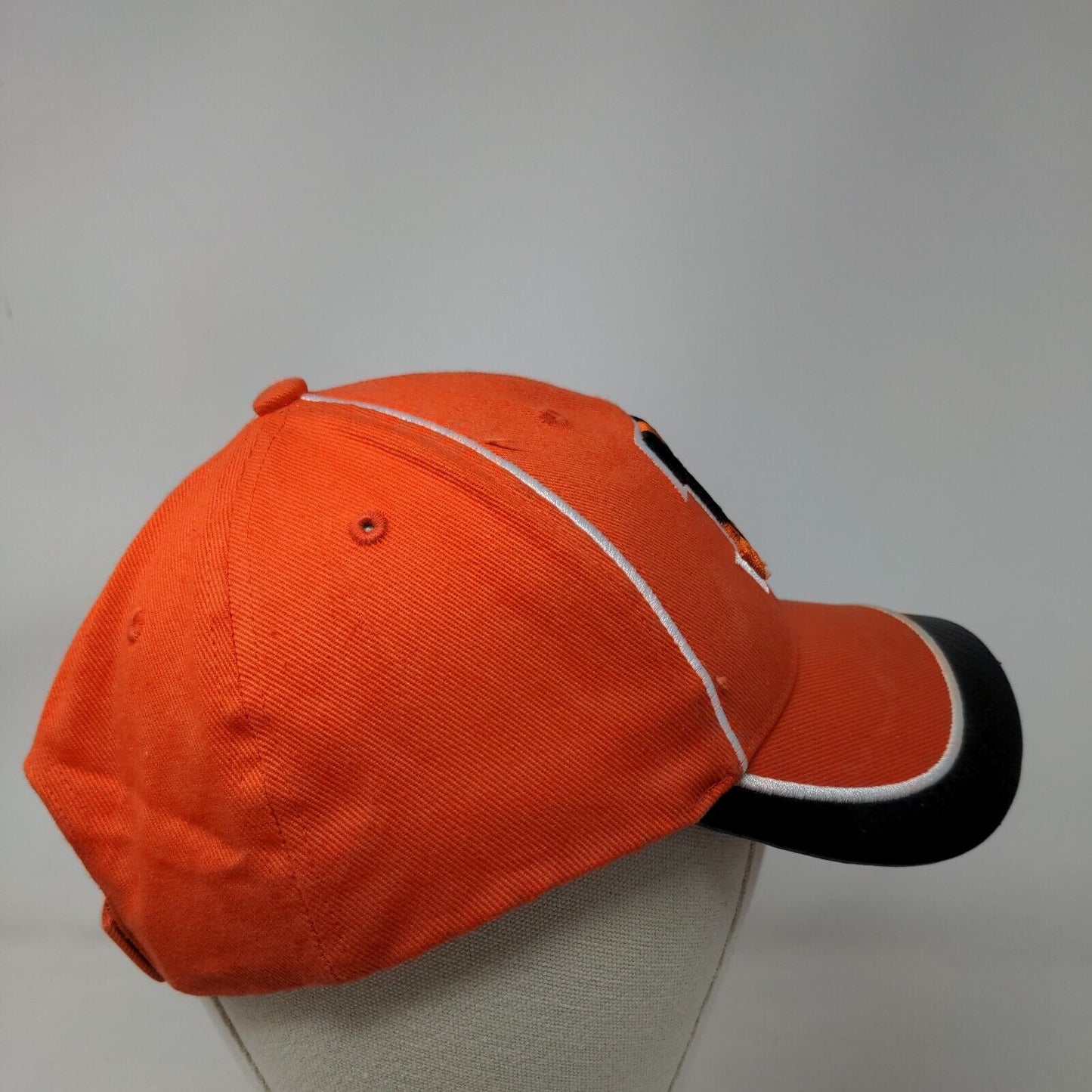 Cincinnati Bengals Strapback Hat Orange Embroidered Logo Size OS NFL