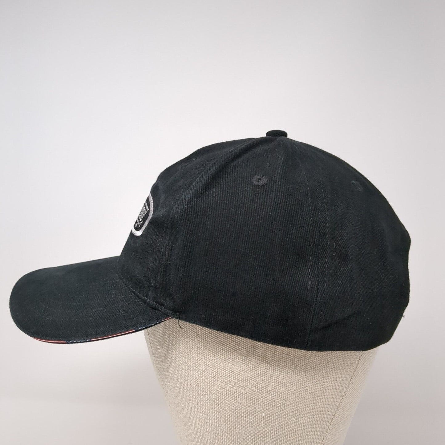 Western Trailers Slideback Hat Black One Size Adjustable Embroidered