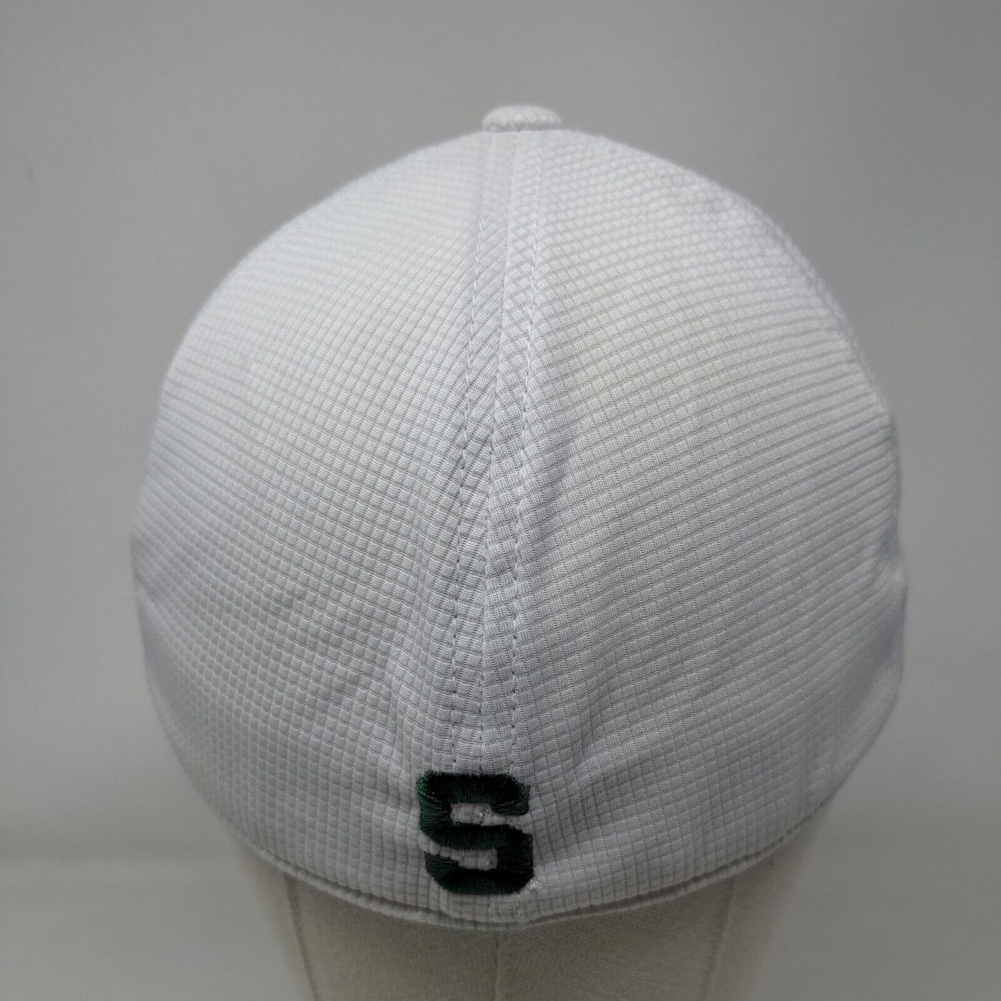 Spartans Will Fitted Hat White OSFA Embroidered Solid Top of the World