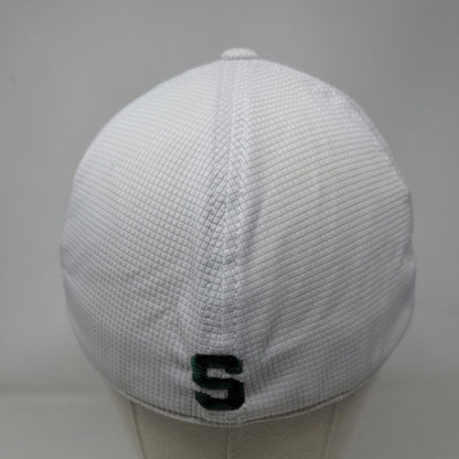 Spartans Will Fitted Hat White OSFA Embroidered Solid Top of the World