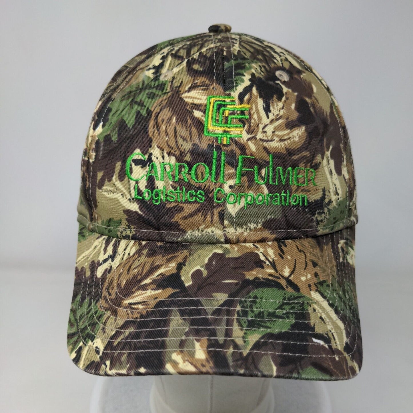 Carroll Fulmer Logistics Strapback Hat Camo OSFM Embroidered Otto