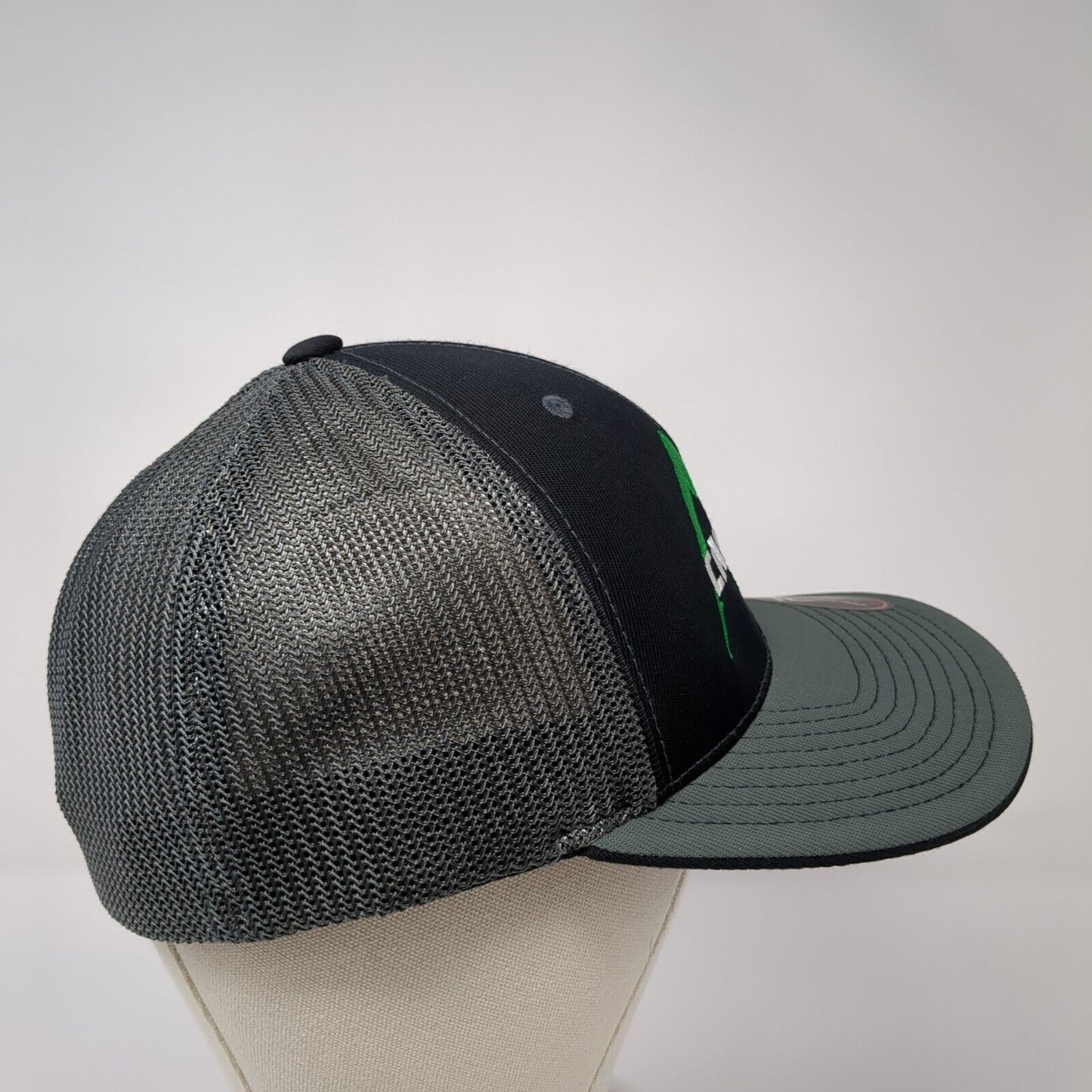 Cascade Enterprises Trucker Hat Gray 7 3/8-8 Mesh Back Flexfit Pacific Headwear