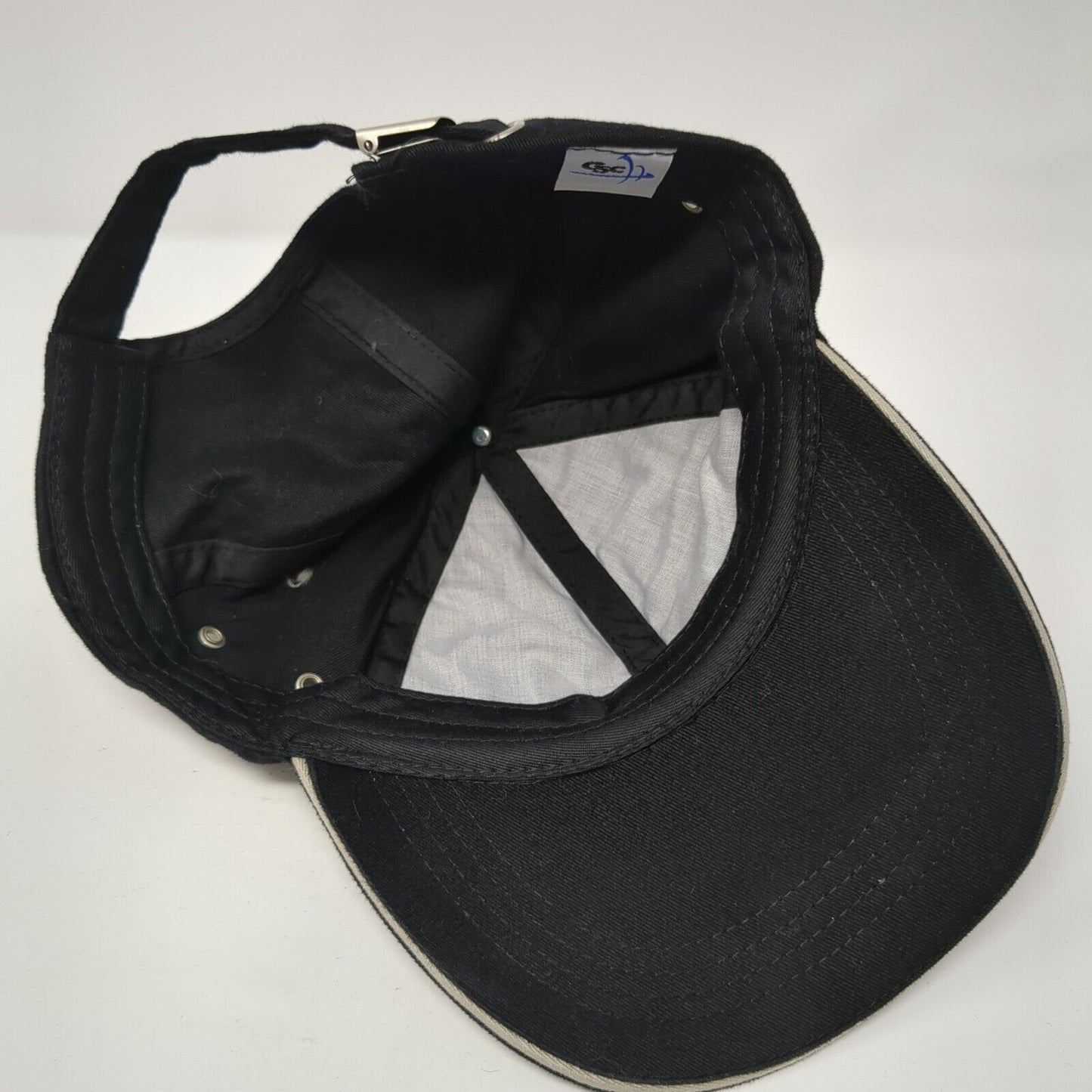 Wells Fargo Slideback Hat Black One Size Solid Adjustable Embroidered