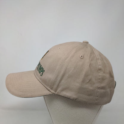 BPI Barney's Pumps Strapback Hat Tan One Size Embroidered 6 Panel Cap America