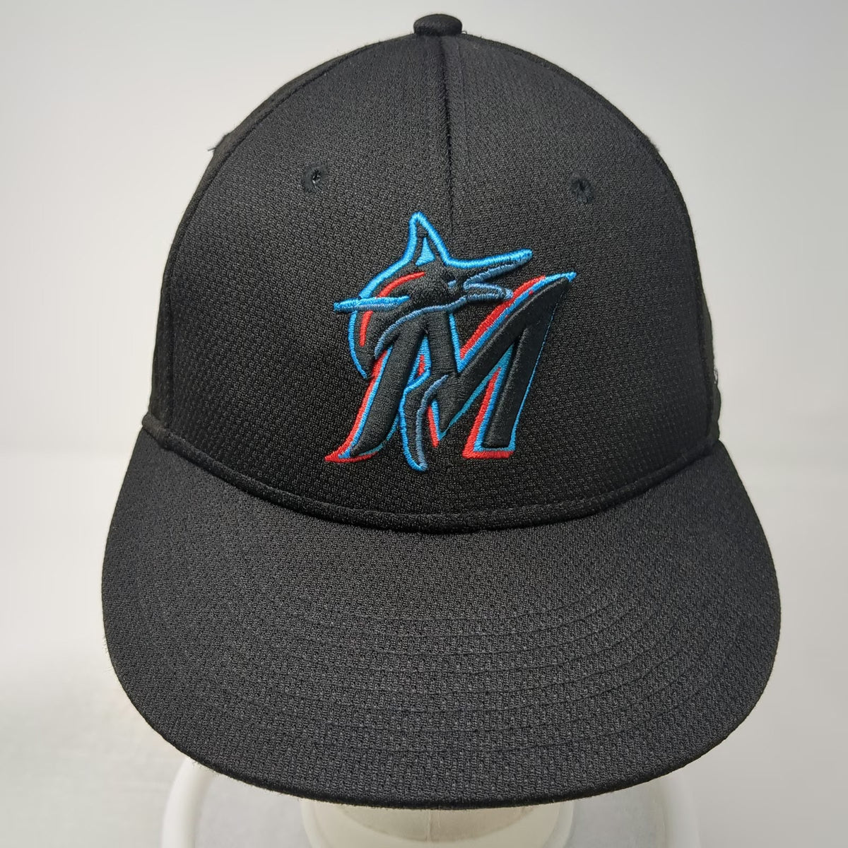 Miami Marlins MLB OC Sports Baseball Cap Black One Size Performance Strapback