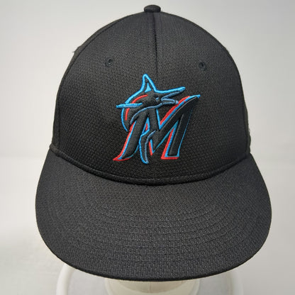 Miami Marlins MLB OC Sports Baseball Cap Black One Size Performance Strapback