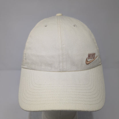 Nike Swoosh Slideback Hat Tan One Size Adjustable 6 Panel Heritage86