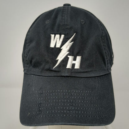 Nike Baseball Cap Black One Size W/H Lightning Bolt Logo Heritage Slideback Hat