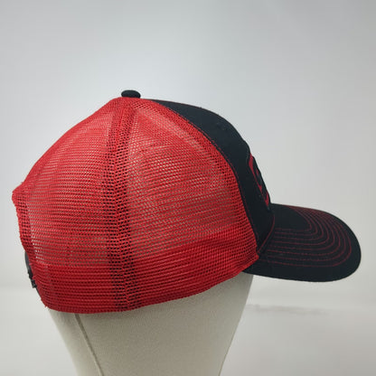 BAMKO Costco Wholesale Baseball Cap Black Red One Size Mesh Back Snapback Hat