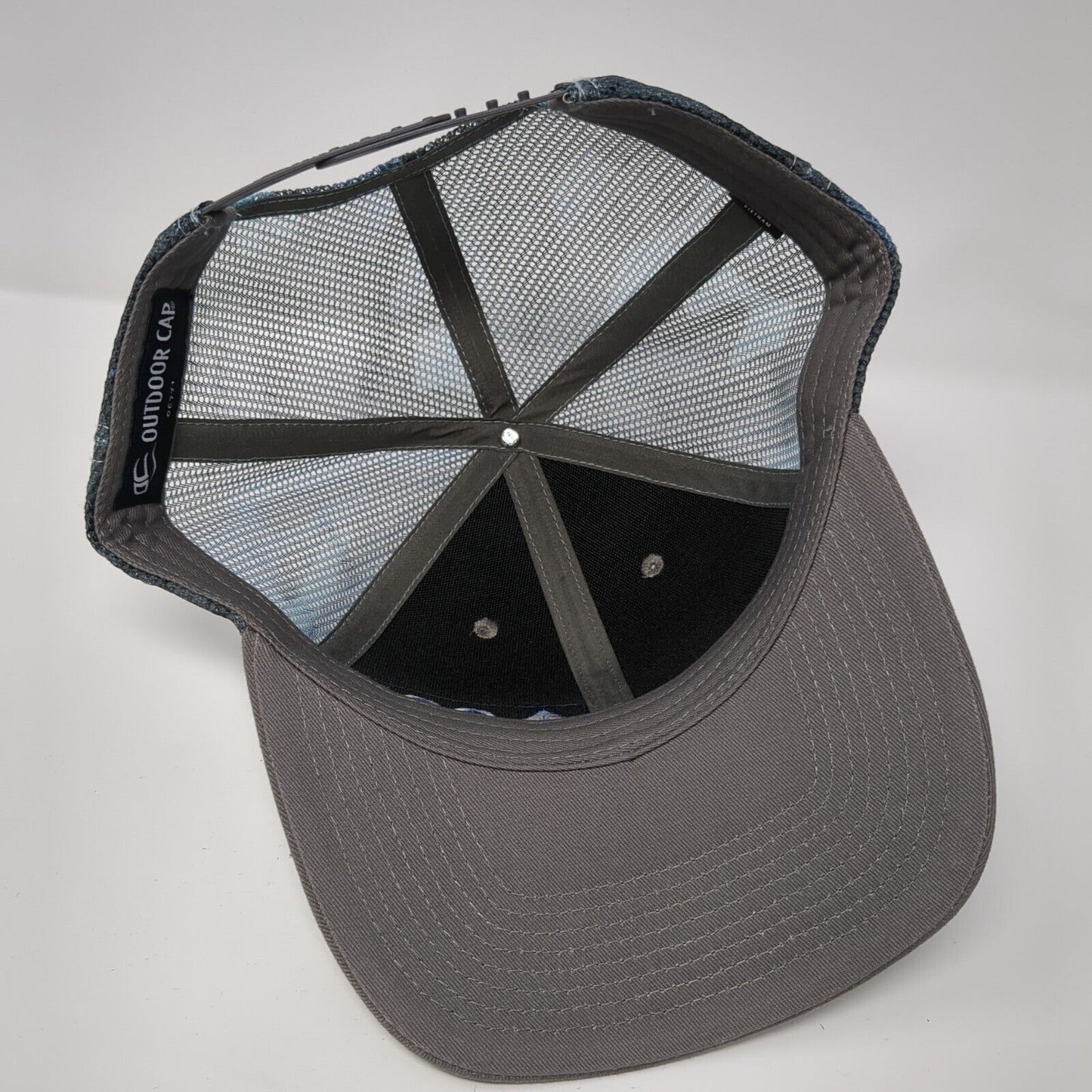 CCS Snapback Mesh Back Trucker Hat Camo One Size Outdoor Cap 6 Panel