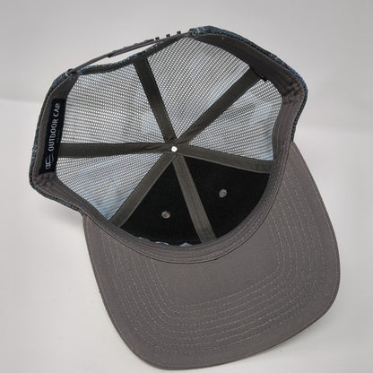 CCS Snapback Mesh Back Trucker Hat Camo One Size Outdoor Cap 6 Panel