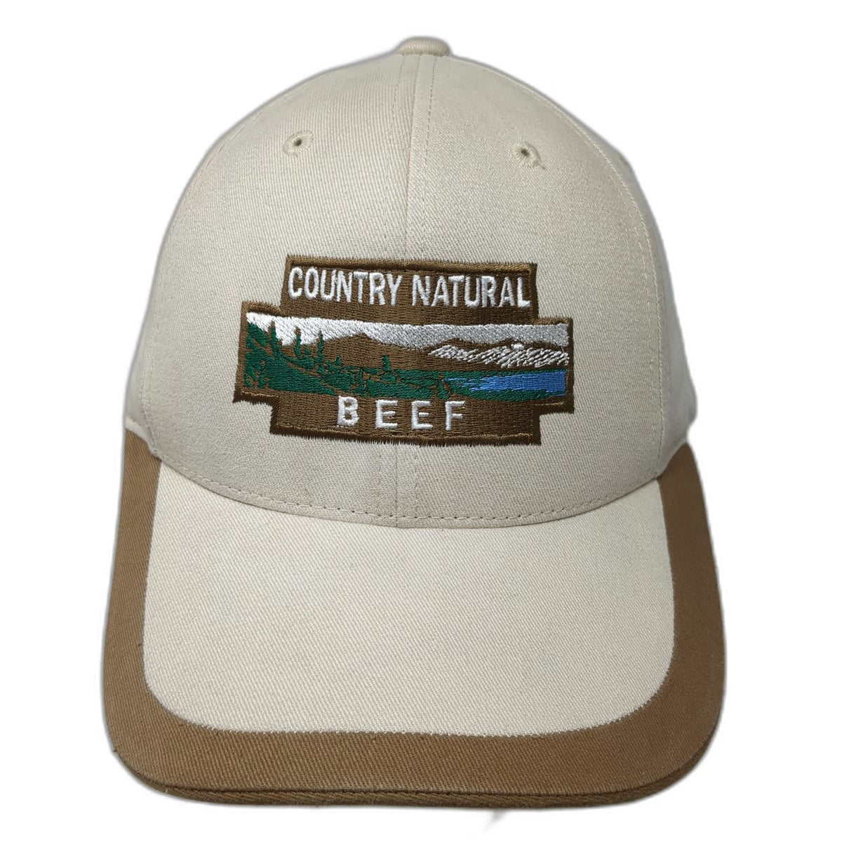 Port Authority Baseball Cap Beige One Size Country Natural Beef Hat Strapback