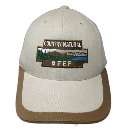 Port Authority Baseball Cap Beige One Size Country Natural Beef Hat Strapback