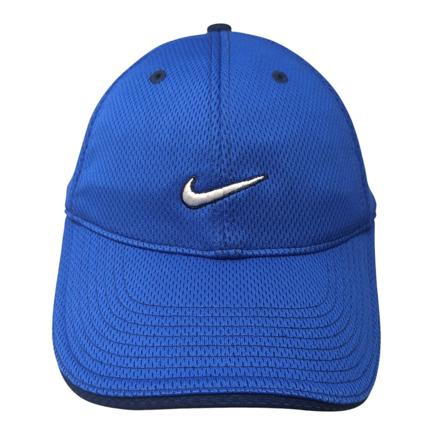 Nike Strapback Hat Blue One Size Adjustable Embroidered Just Do It Polyester