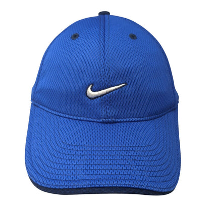 Nike Strapback Hat Blue One Size Adjustable Embroidered Just Do It Polyester
