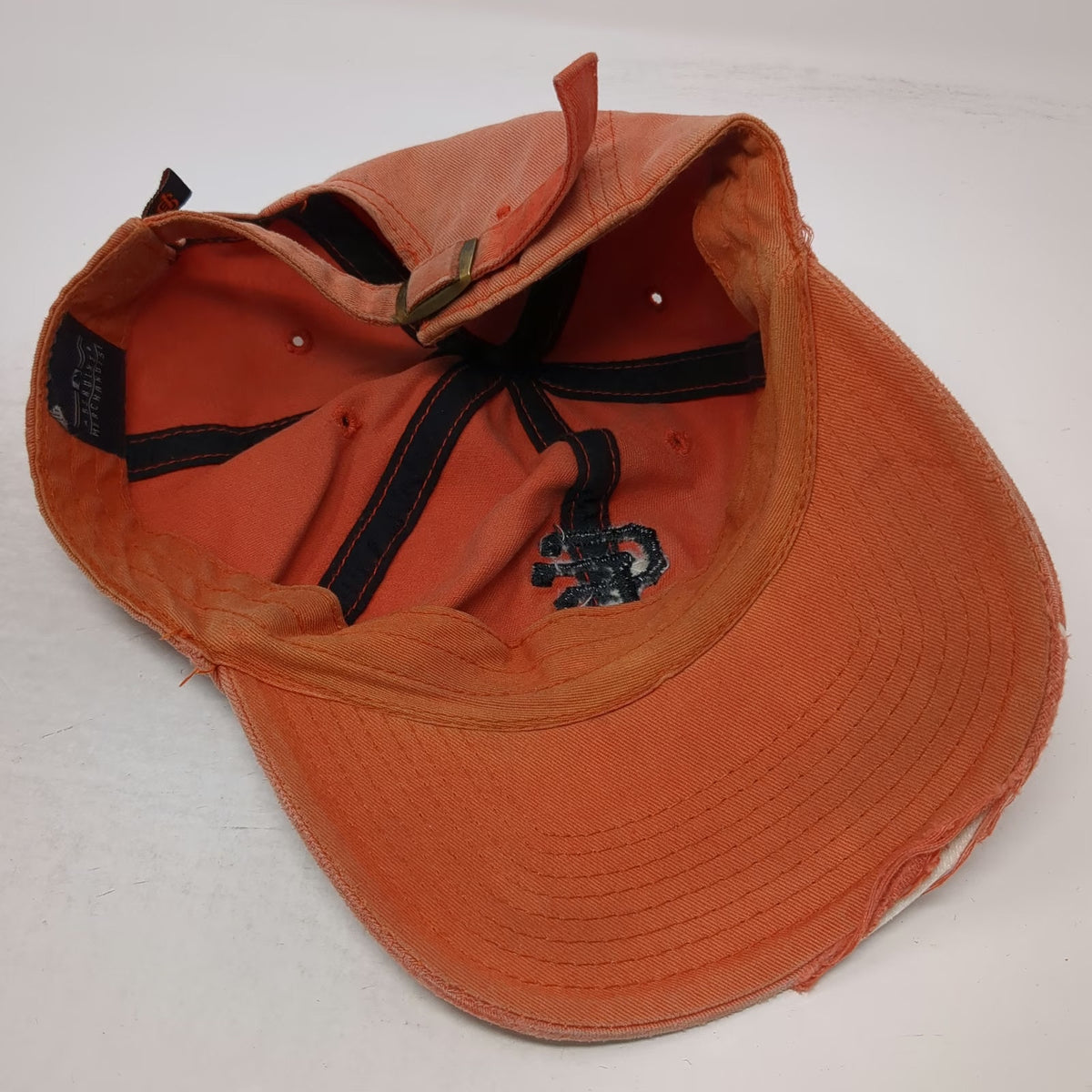 47 Brand San Francisco Giants MLB Baseball Cap Orange One Size Slideback SF Hat