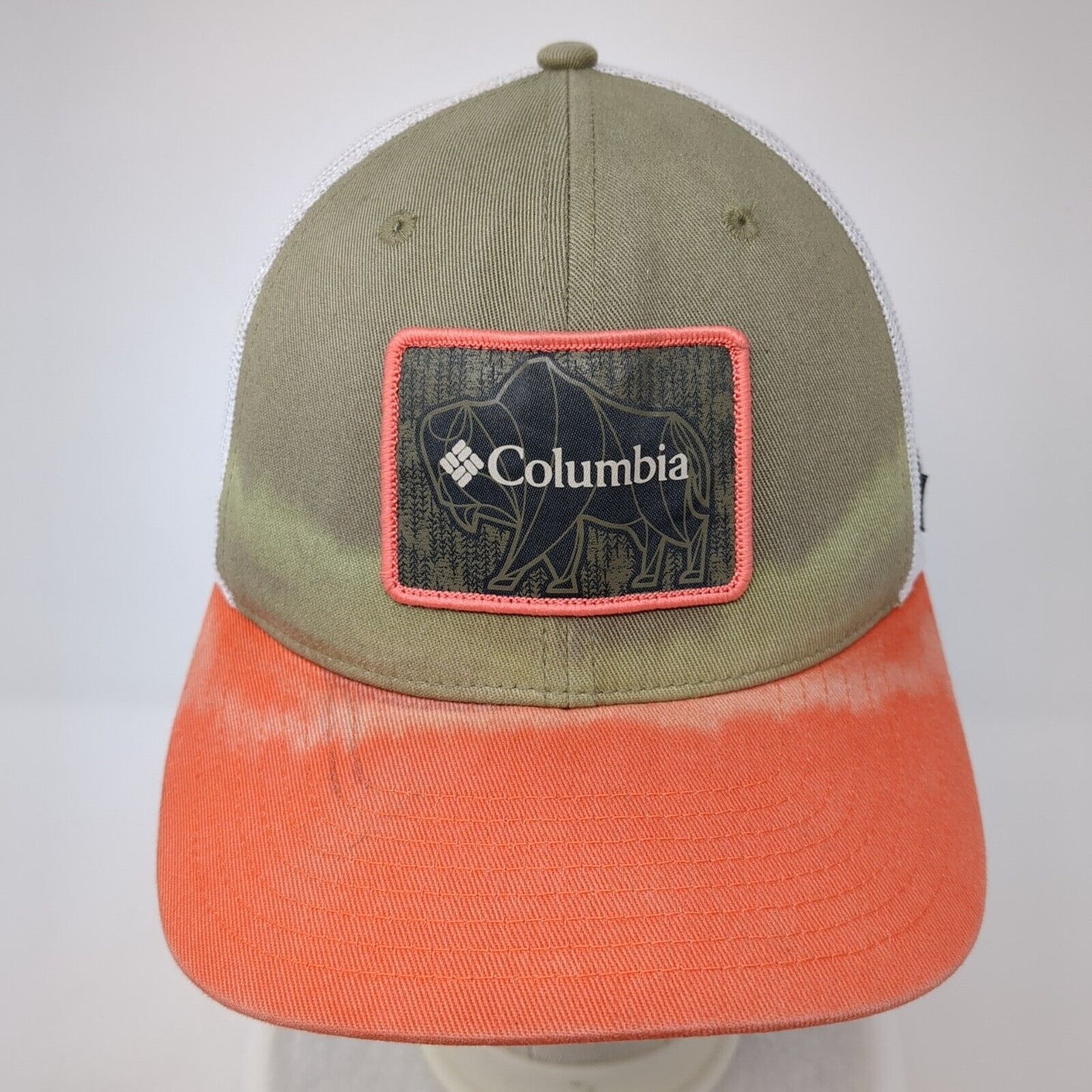 Columbia Snapback Trucker Hat Multicolor OS Adjustable Embroidered Mesh Back