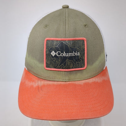 Columbia Snapback Trucker Hat Multicolor OS Adjustable Embroidered Mesh Back