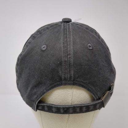 End Can Slideback Hat Black One Size Adjustable Embroidered Port Authority