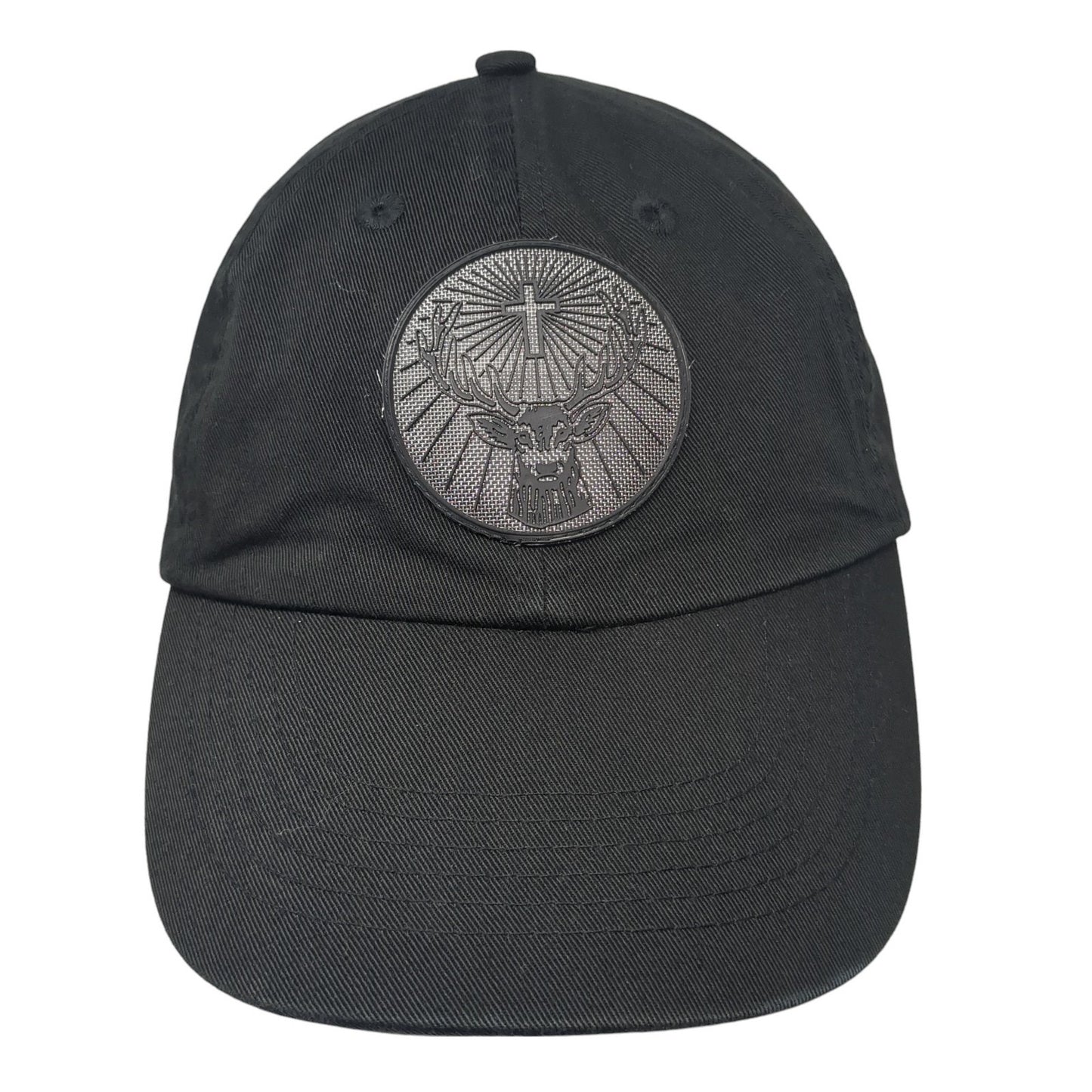 Jagermeister Slideback Baseball Cap Black OS Adjustable Embroidered 6 Panel