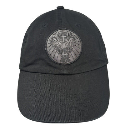 Jagermeister Slideback Baseball Cap Black OS Adjustable Embroidered 6 Panel