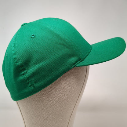 APC Fitted Hat Green L/XL Flexfit Embroidered Patriotic 6 Panel Yupoong