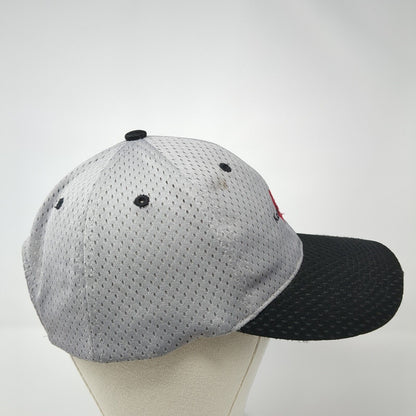 Kansas Cagerz Strapback Hat Gray One Size Adjustable Colorblock Otto
