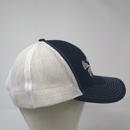 Bend United Snapback Trucker Hat Blue One Size Mesh Back Richardson