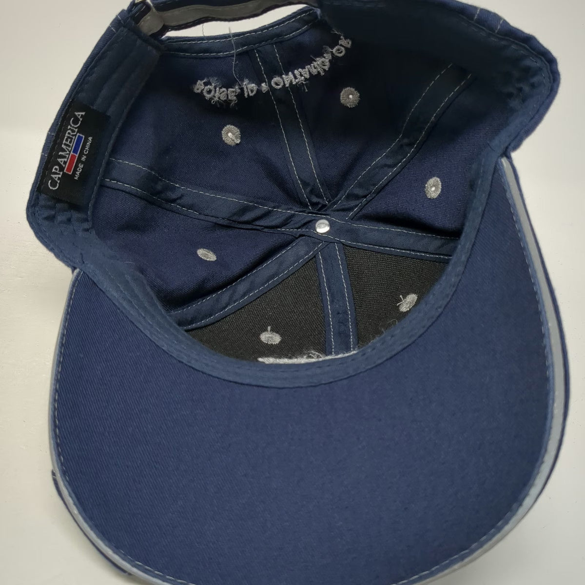 Cap America Treasure Valley Steel Blue One Size Baseball Cap Slideback Hat ID
