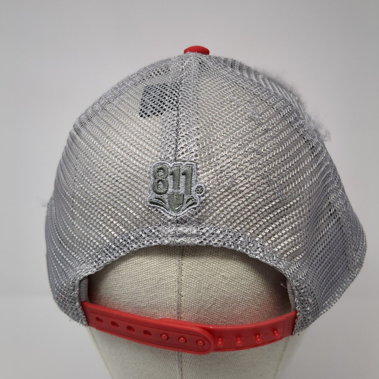 Marathon Pipe Line LLC Snapback Trucker Hat Red One Size SPF 50 Pukka