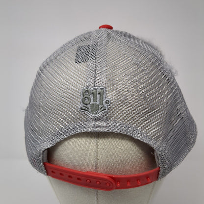 Marathon Pipe Line LLC Snapback Trucker Hat Red One Size SPF 50 Pukka