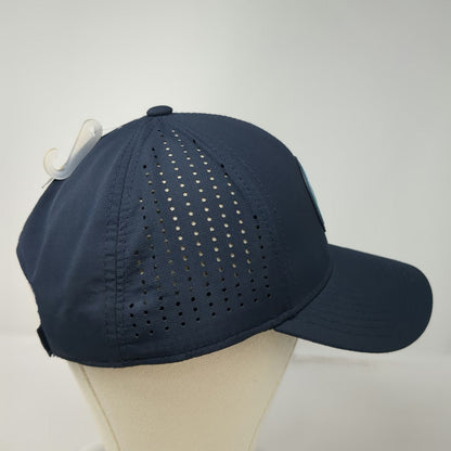 Buc-ee's Baseball Cap Blue One Size Laser Perforated Adjustable Mascot Logo hat