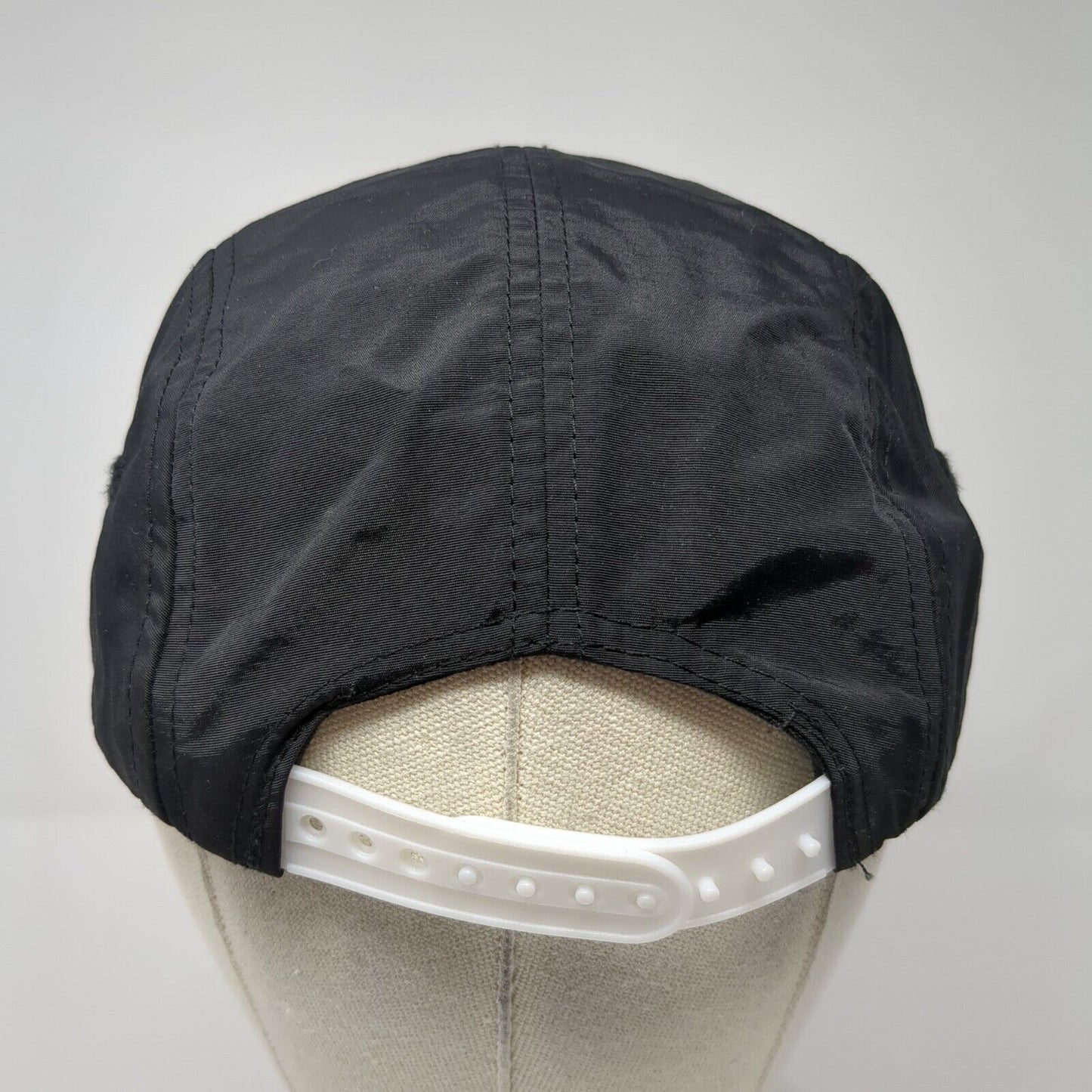 Juliana Patch Snapback 5 Panel Hat Black One Size Adjustable Solid
