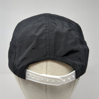 Juliana Patch Snapback 5 Panel Hat Black One Size Adjustable Solid