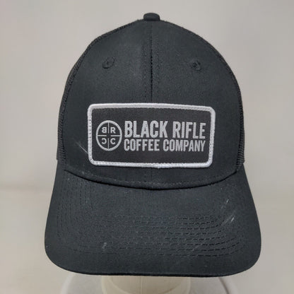 Black Rifle Coffee Company Snapback Trucker Hat Black OS Embroidered Mesh Back