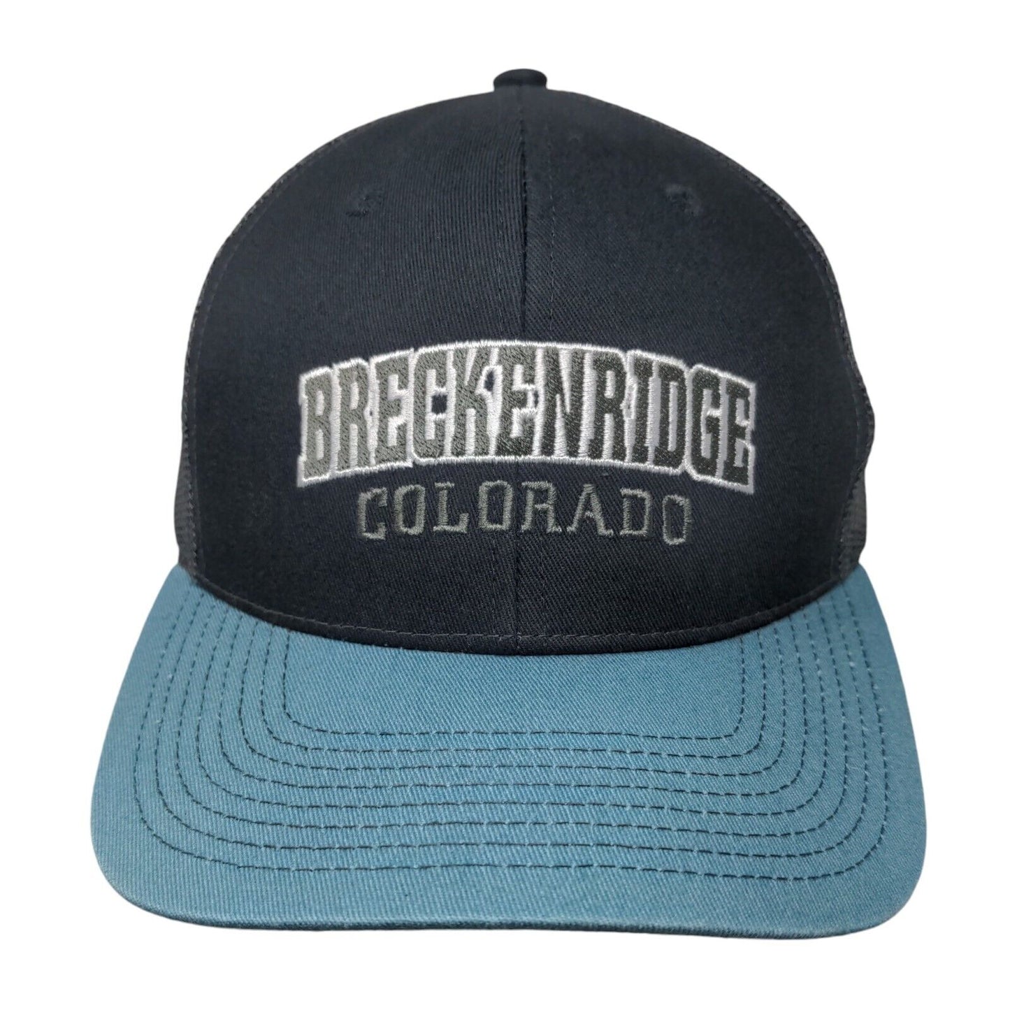 Breckenridge Colorado Snapback Mesh Back Trucker Hat Multi One Size