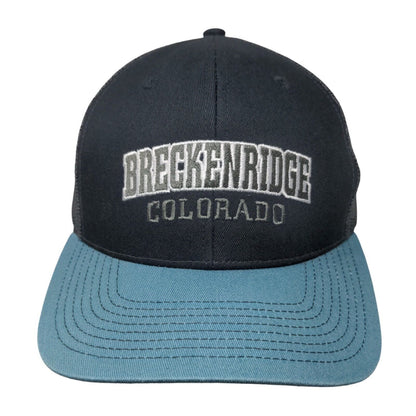 Breckenridge Colorado Snapback Mesh Back Trucker Hat Multi One Size