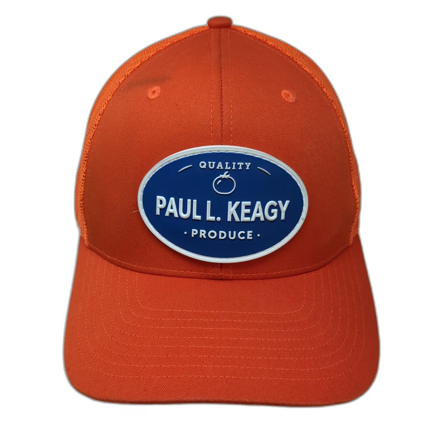Richardson Trucker Hat Orange One Size Paul L Keagy Produce Tomato Snapback